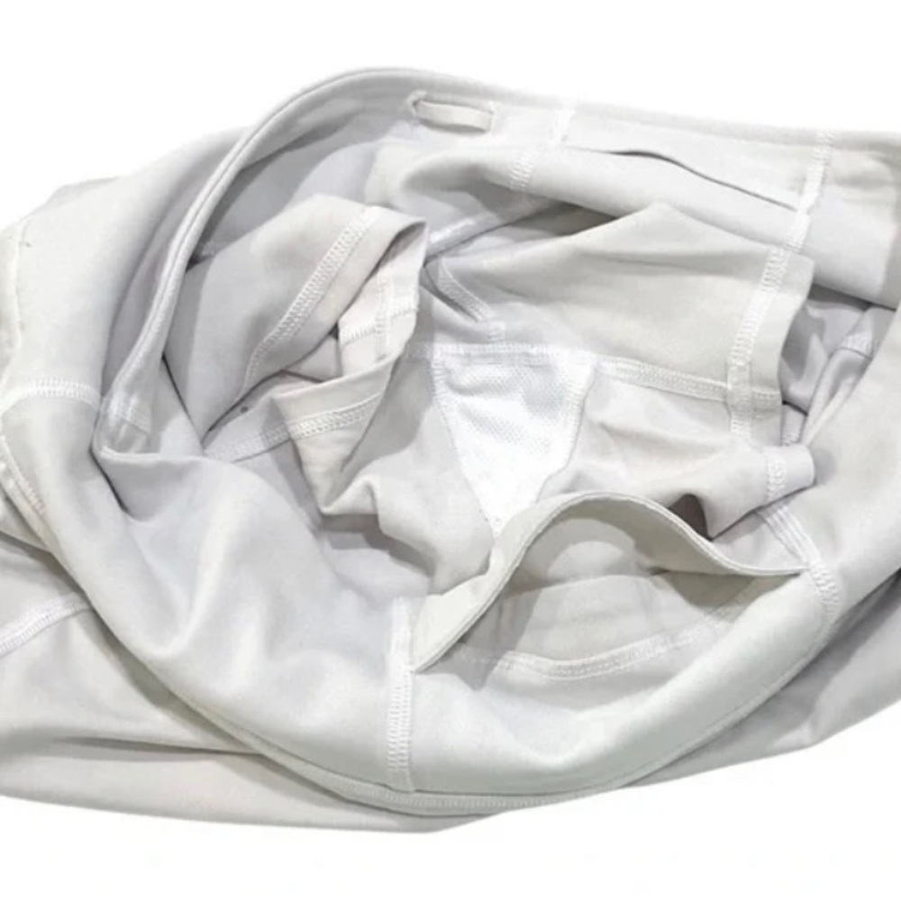 ATHLETA Stealth TruCool Skort Tennis Skirt White Athletic Golf Women’s Sz Large - Picture 13 of 16